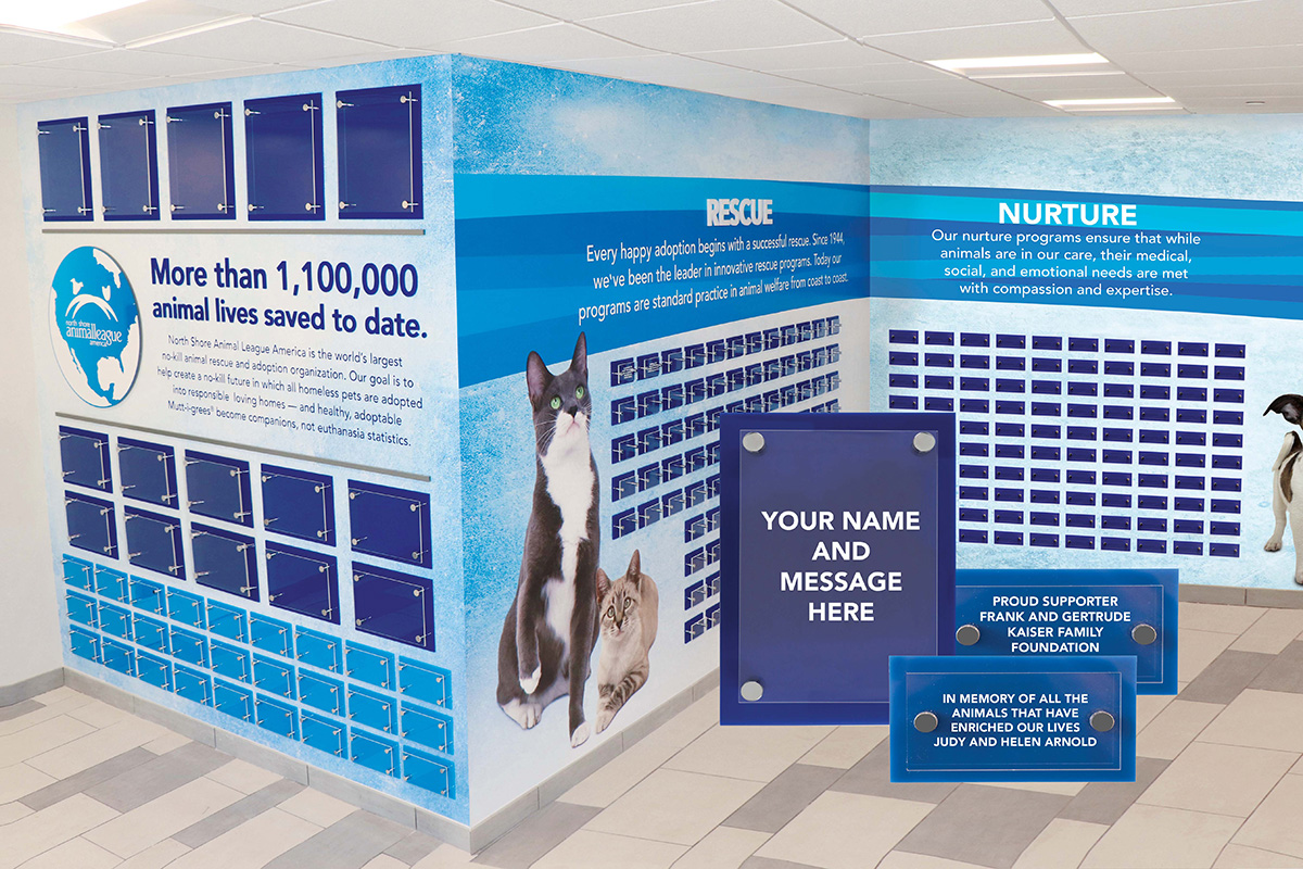 Animal league adoption store center