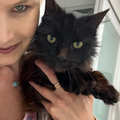 beths-blog-june2022-glory-with-beth a woman holding a cat