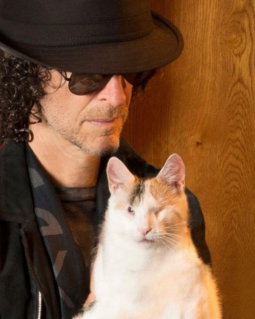 Howard with our blind and beautiful Bella.