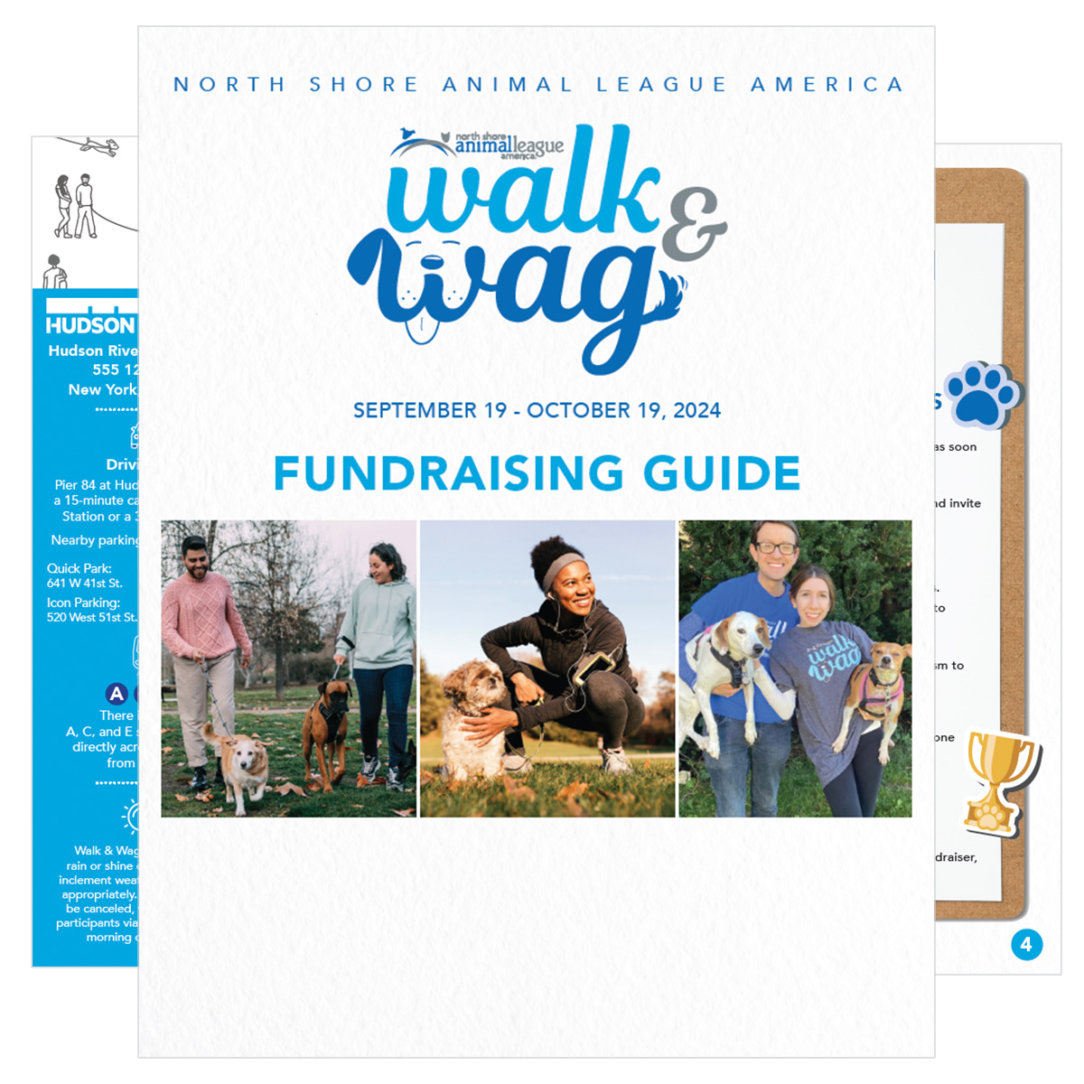a close up of a brochure